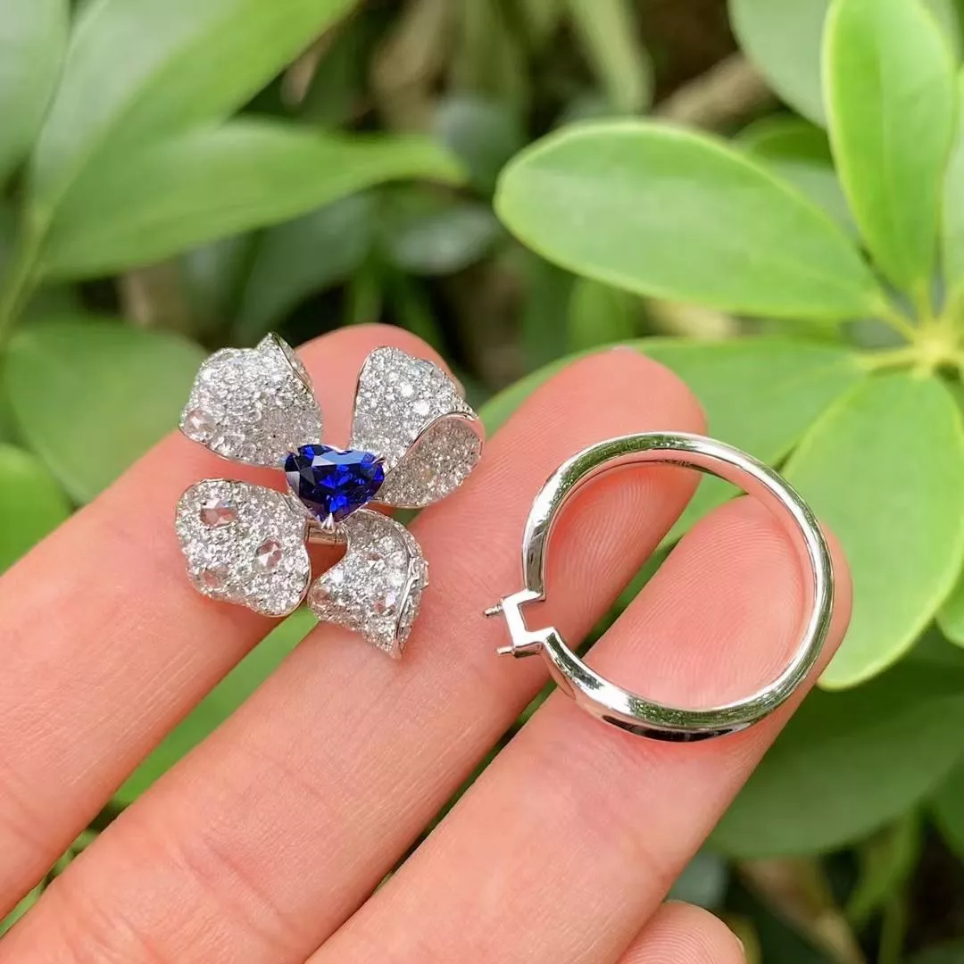 台北奧斯珠寶 1.03ct 無燒皇家藍 藍寶石雙用款