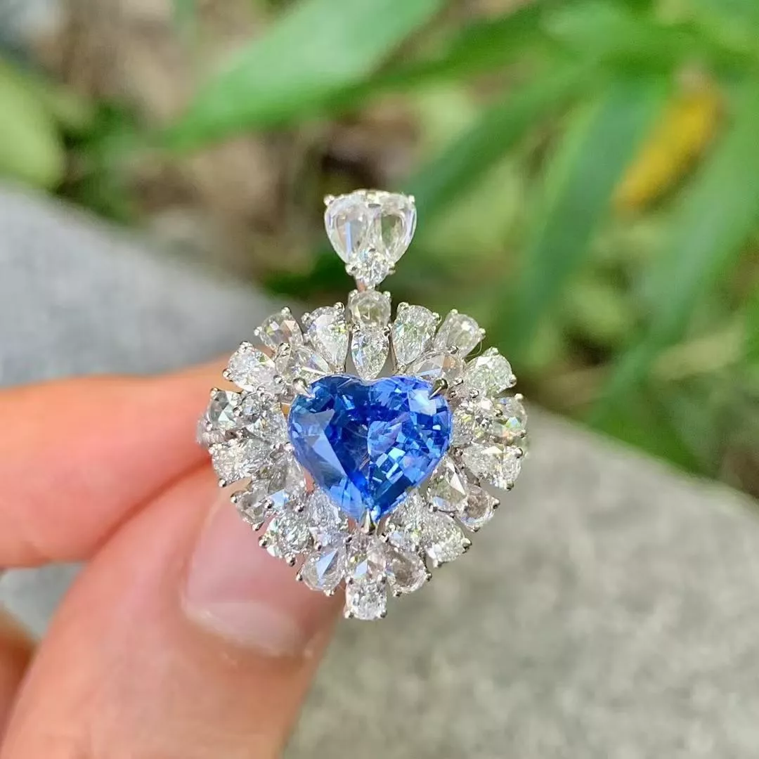 台北奧斯珠寶 2.33ct 無燒藍寶石雙用款
