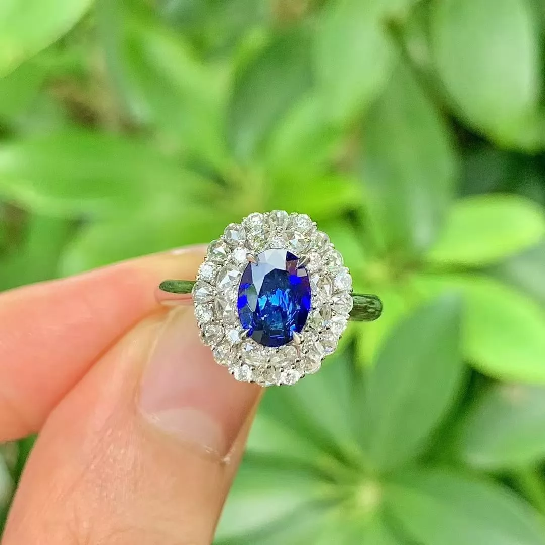 台北奧斯珠寶 1.00ct 皇家藍寶石戒指