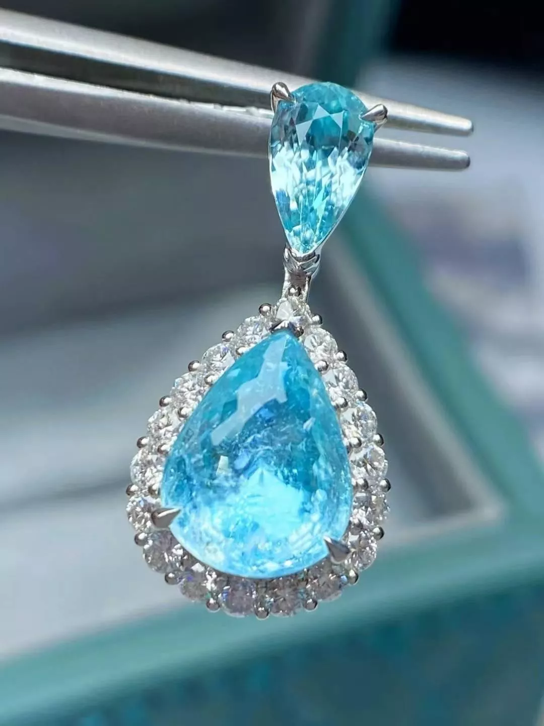 台北奧斯珠寶 2.6ct無燒帕拉伊巴吊墜