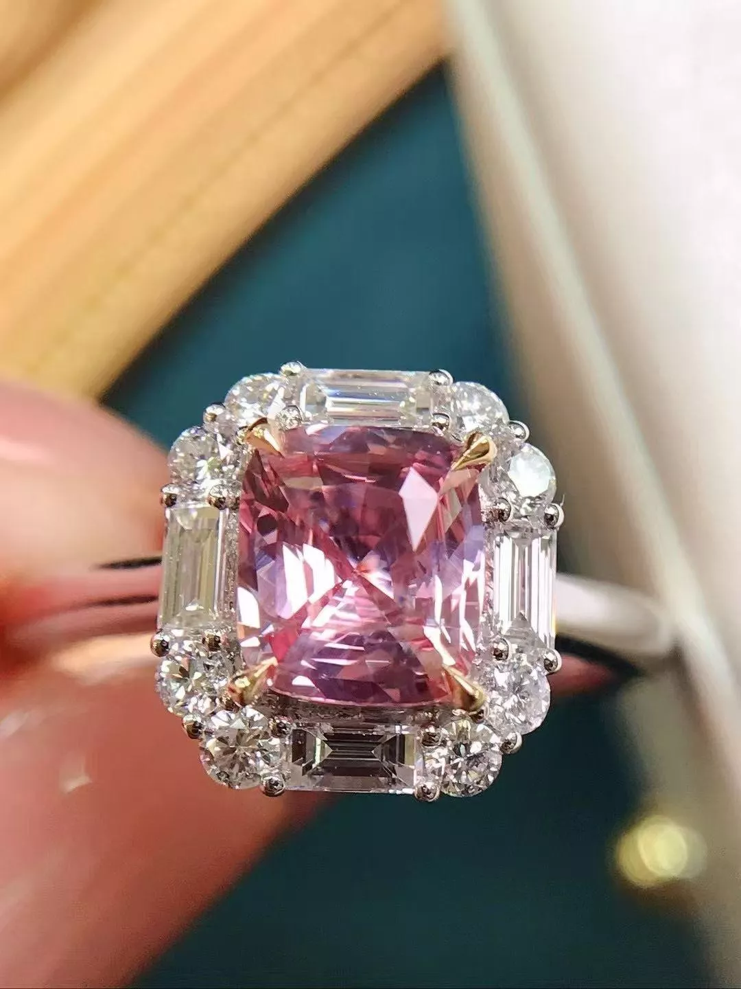 無燒帕帕拉恰戒指