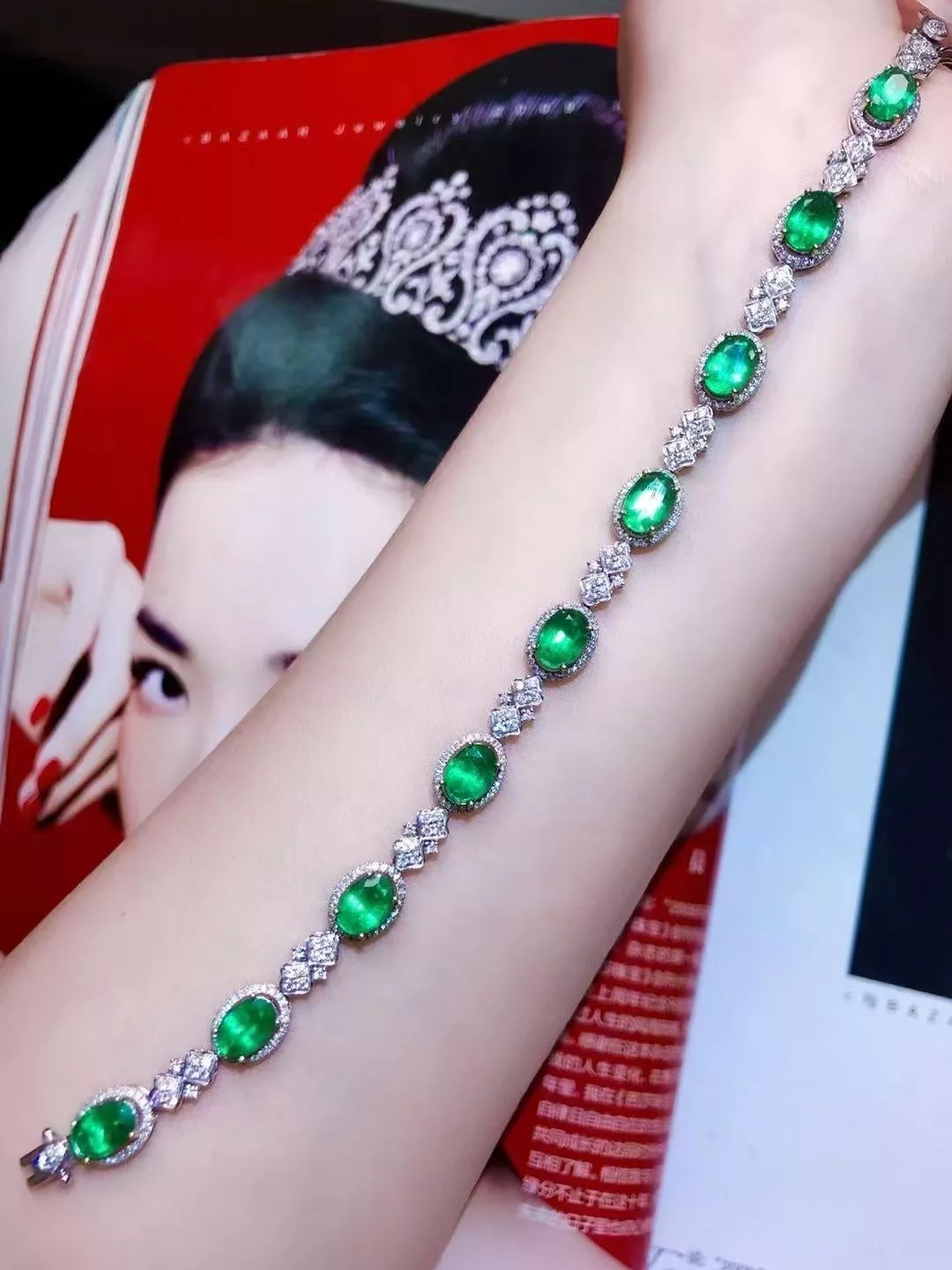 祖母綠手鍊 6.5克拉