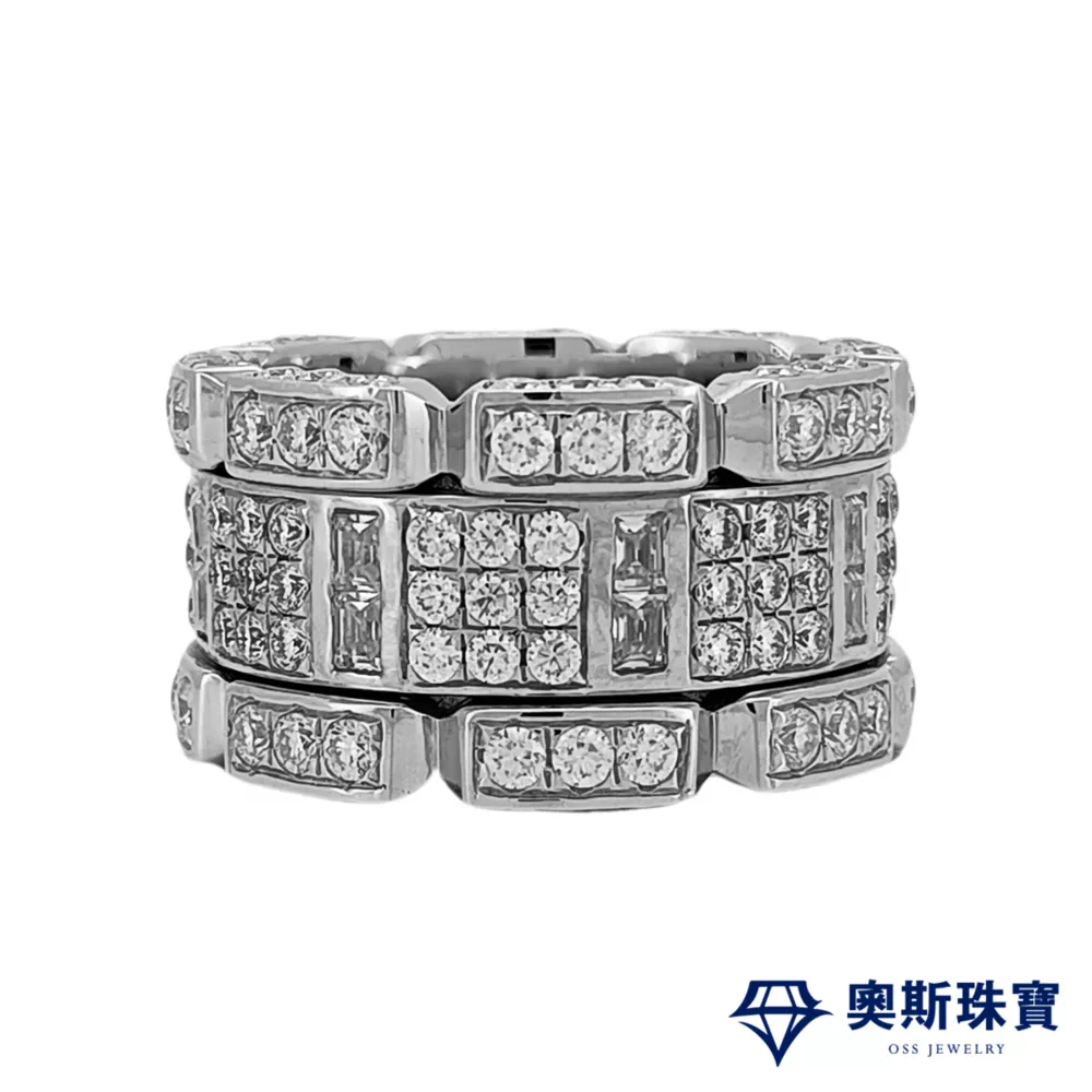 莫桑石 莫桑鑽 T鑽轉動男鑽戒 台北門市 客製化訂製白金