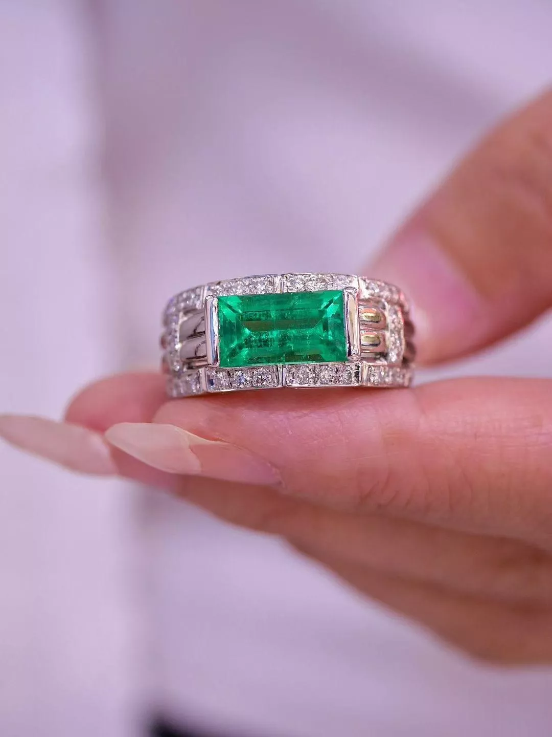 祖母綠戒指 1.78克拉