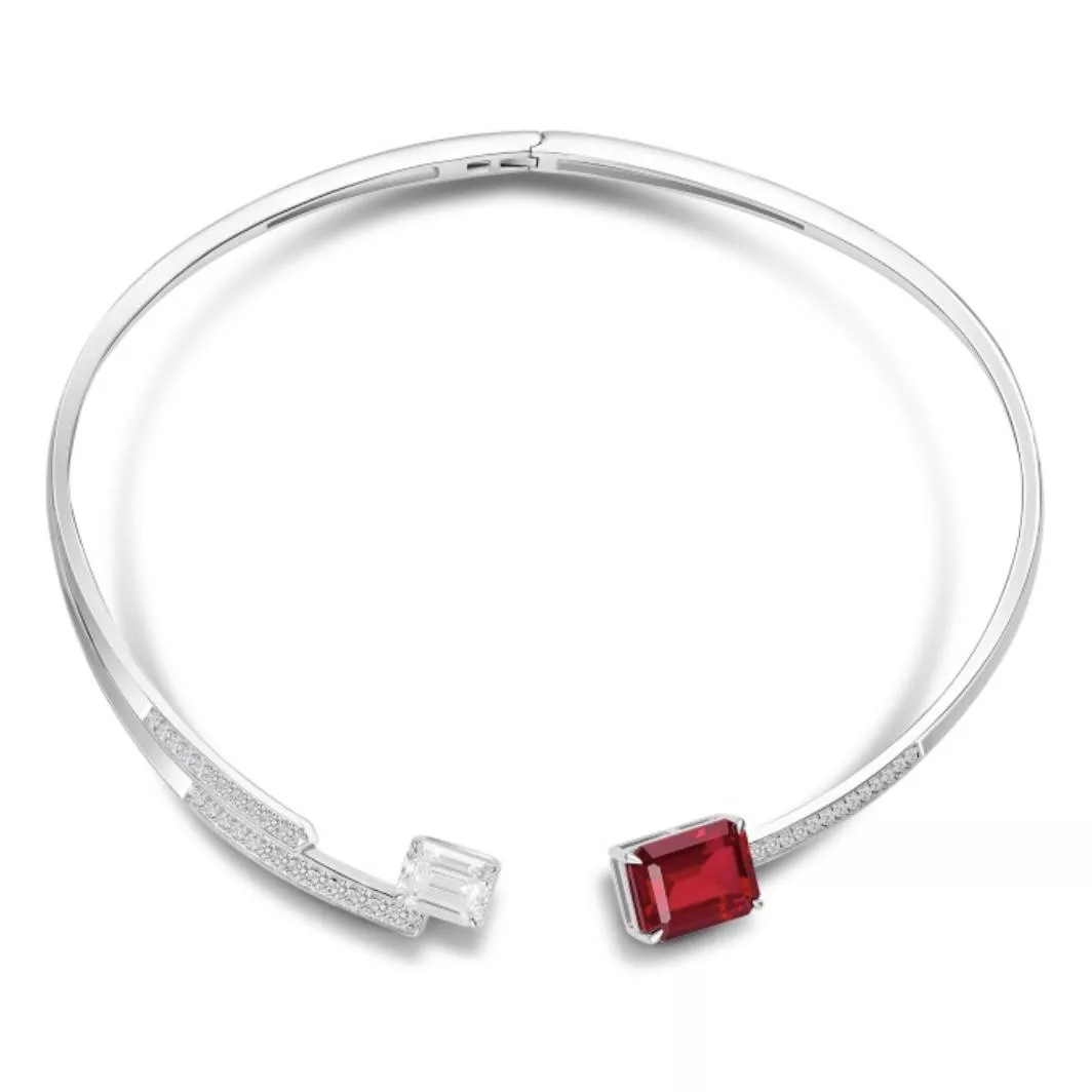 培育紅寶石 8-10克拉忒彌斯套組 台北門市 客製化訂製白金 (紅寶石戒指 項鍊 耳墜  莫三比克  鴿血紅 緬甸 )