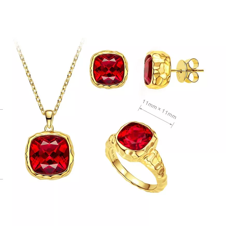 培育紅寶石 3.5-9克拉狄安娜套組 台北門市 客製化訂製白金 (紅寶石戒指 項鍊 耳墜  莫三比克  鴿血紅 緬甸 )