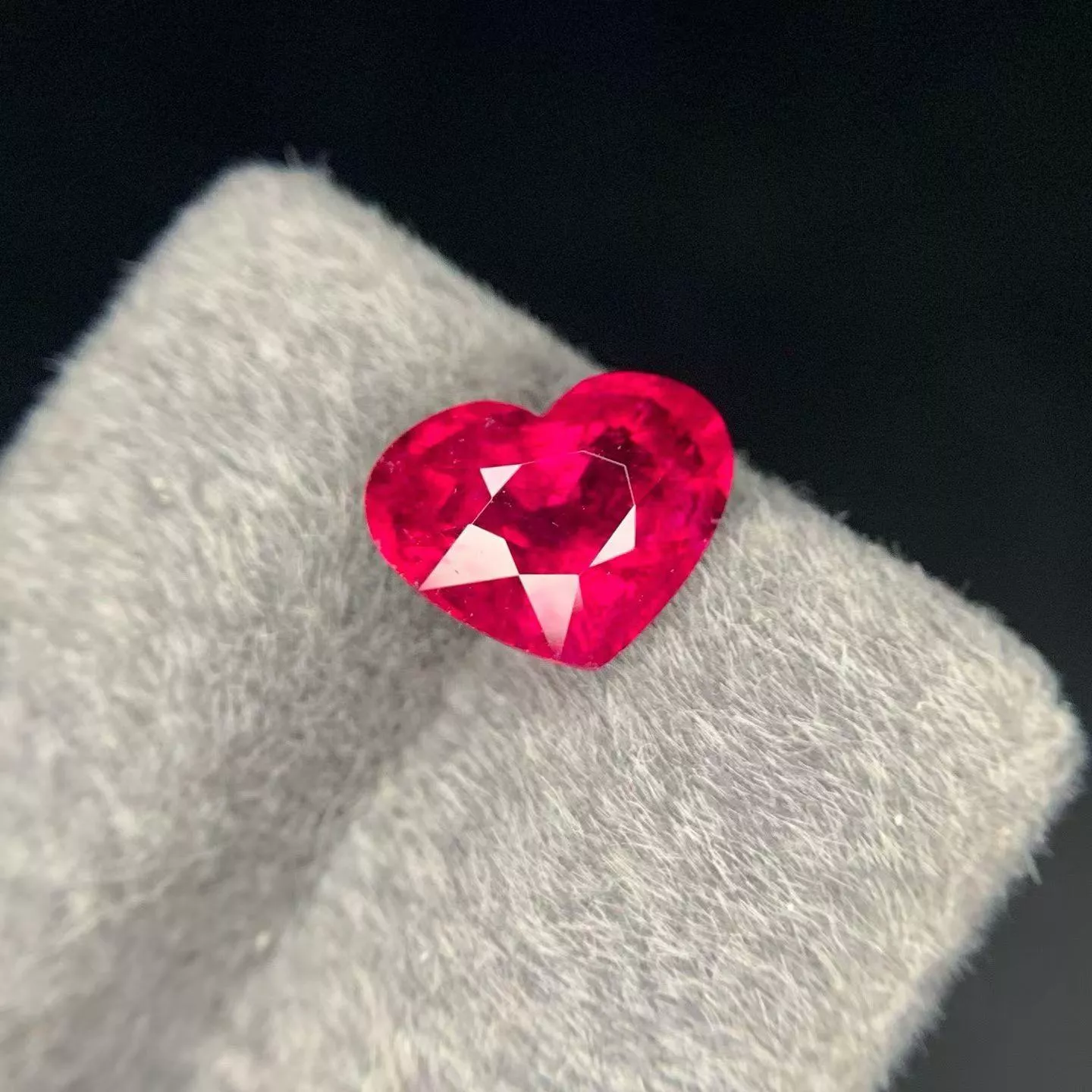 精品裸石 心形盧比萊  3.74克拉  台北門市 CG-766