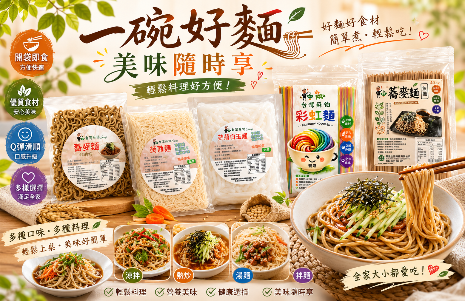 一碗好麵 美味隨時享