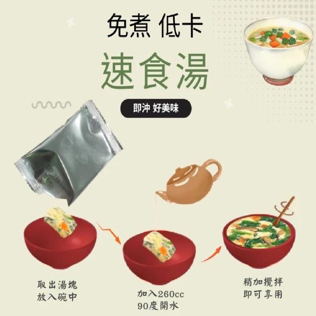 蔡薑君 蕃茄蛋花湯 袋裝(5入)即時湯沖泡蛋花湯 速食湯 方便湯 湯塊 湯泡麵 湯煮粥 湯餃 餛飩湯 湯底