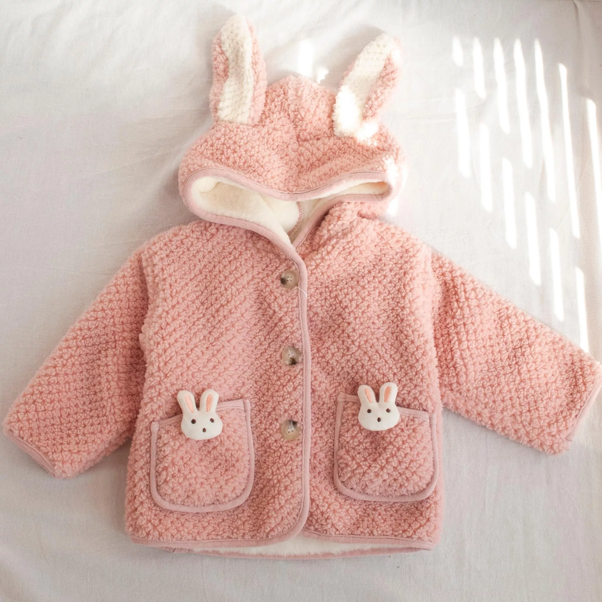 小兔連帽刷毛外套
