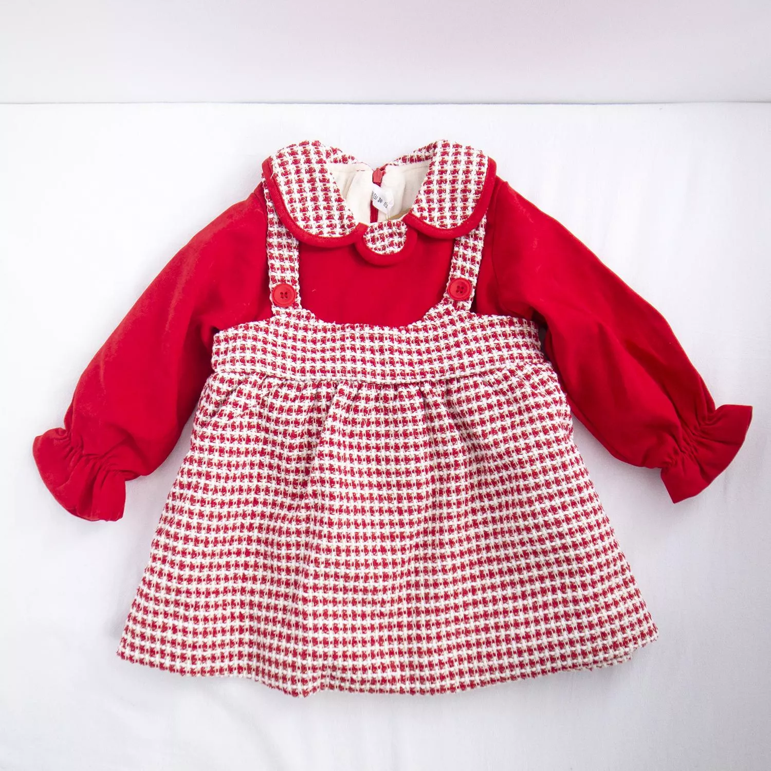 經典格加絨洋裝