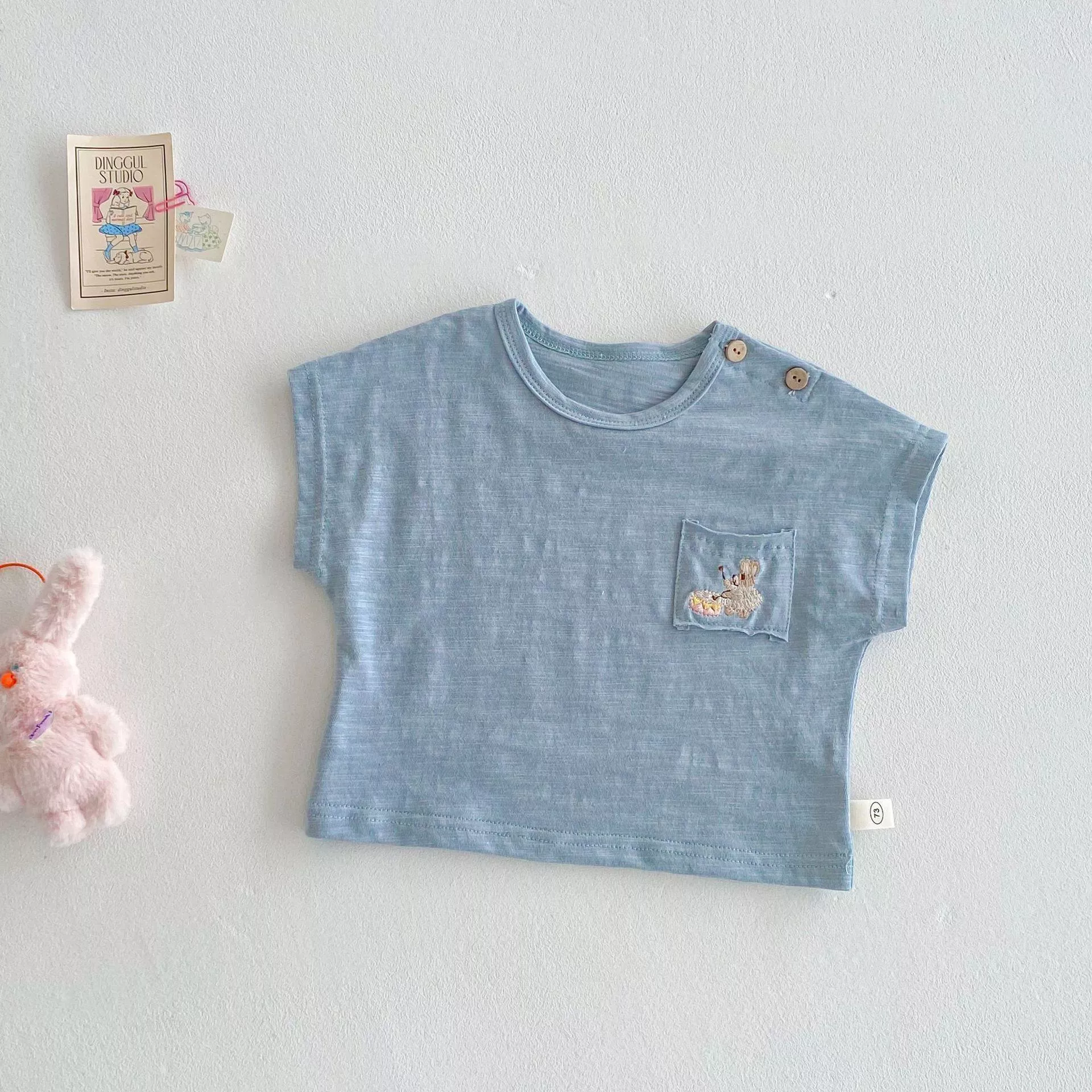 日系簡約短袖上衣