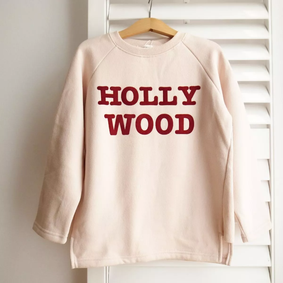 🇰🇷 HOLLYWOOD保暖長版上衣(粉)