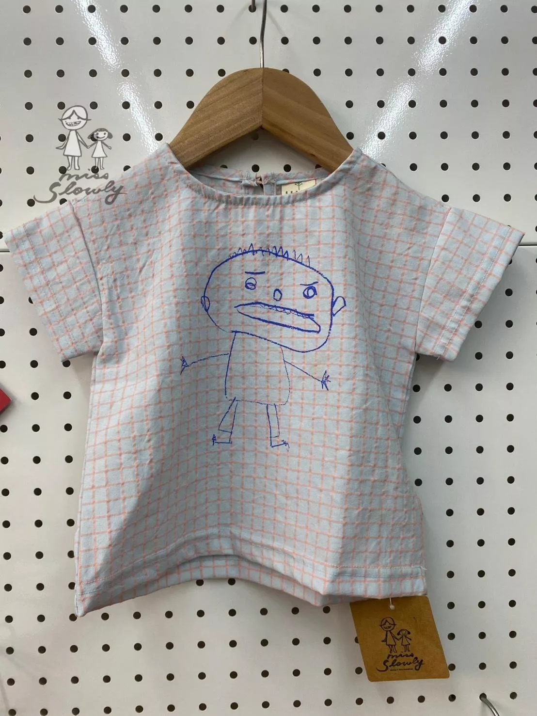 🇰🇷塗鴉風細格上衣