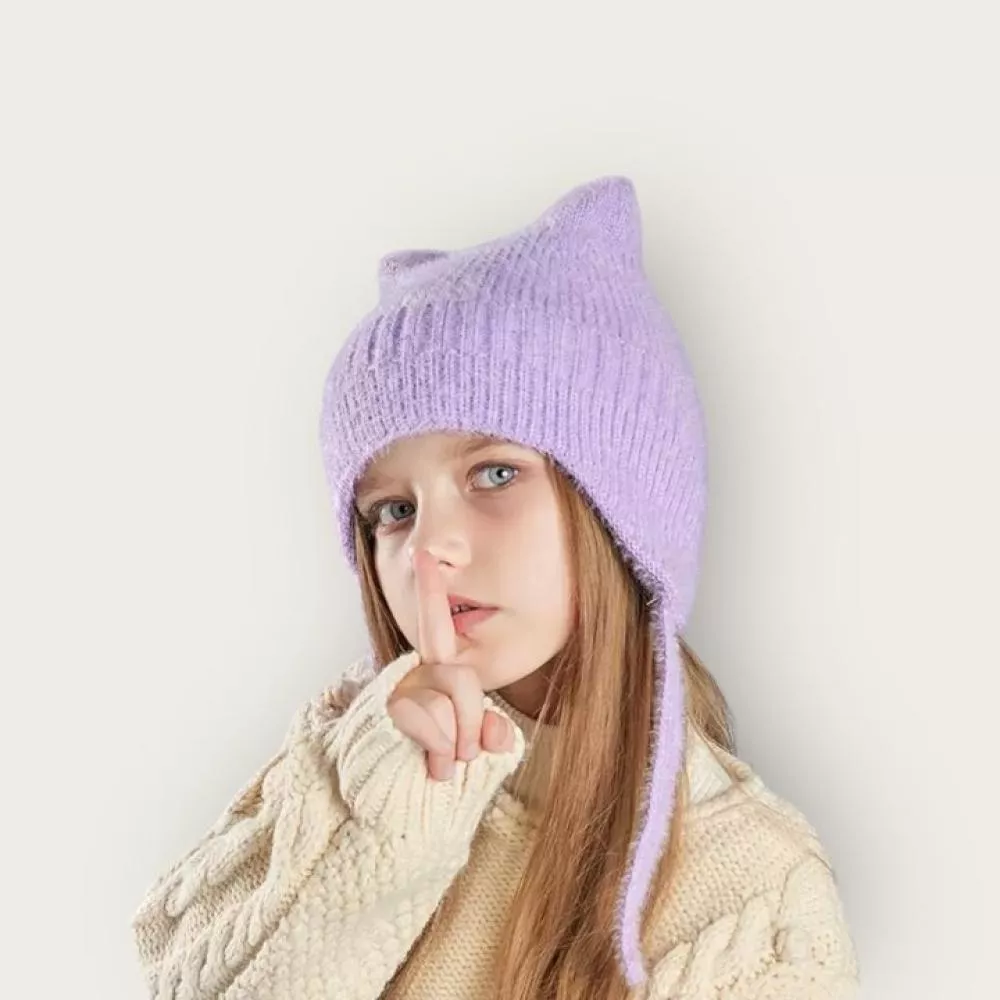 小耳朵護耳毛帽