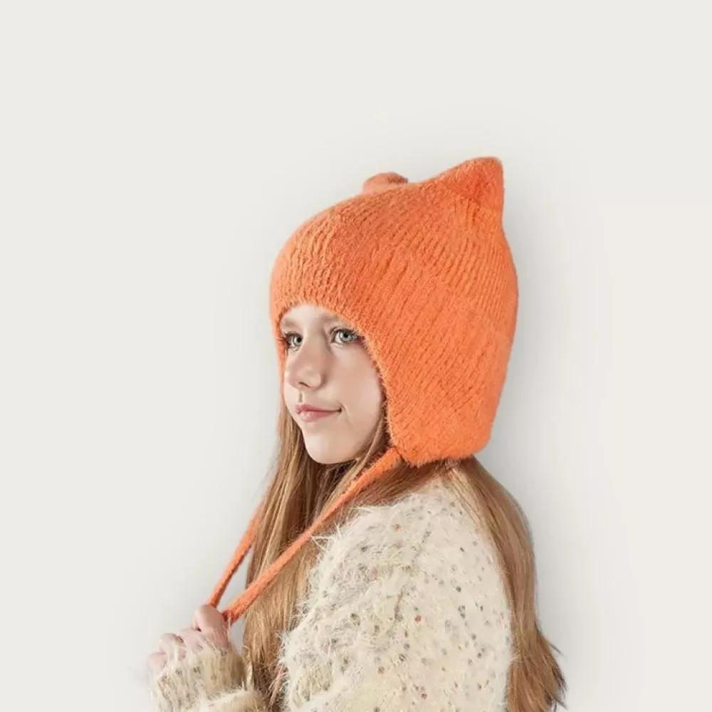 小耳朵護耳毛帽