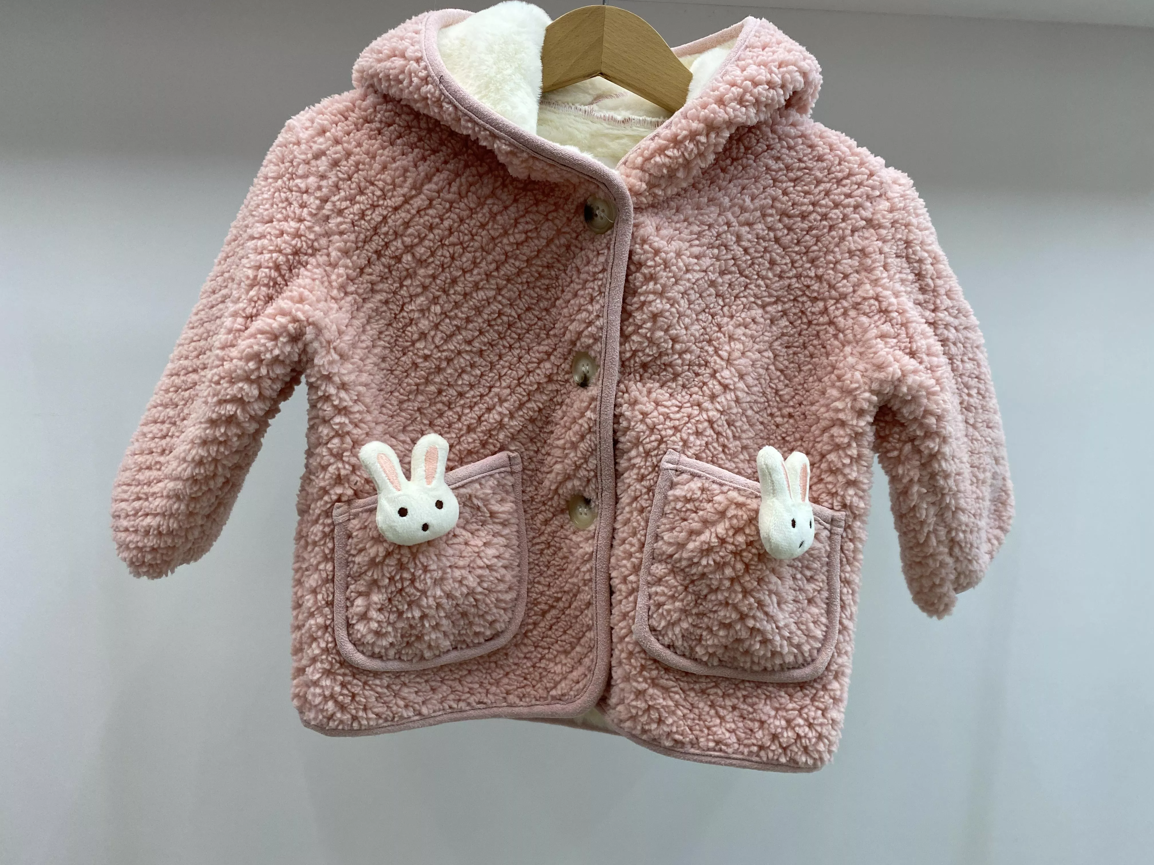 特價現貨-小兔連帽刷毛外套