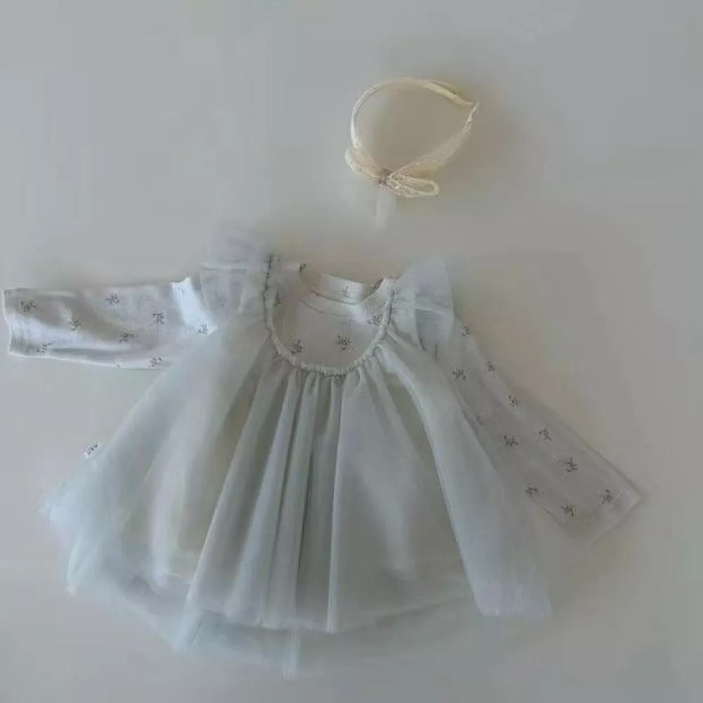 🇰🇷紗裙上衣+小花上衣