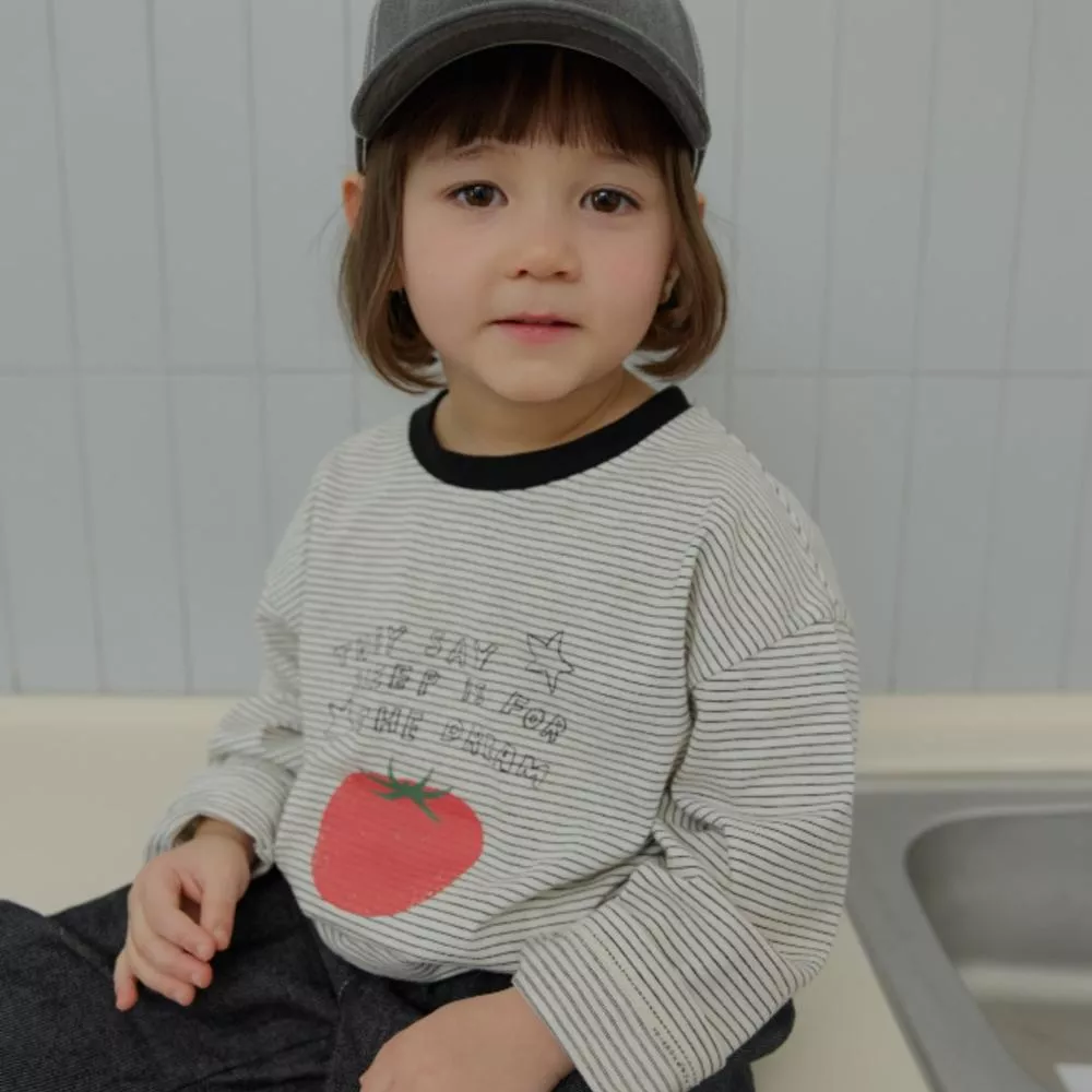 🇰🇷蕃茄條紋長袖上衣