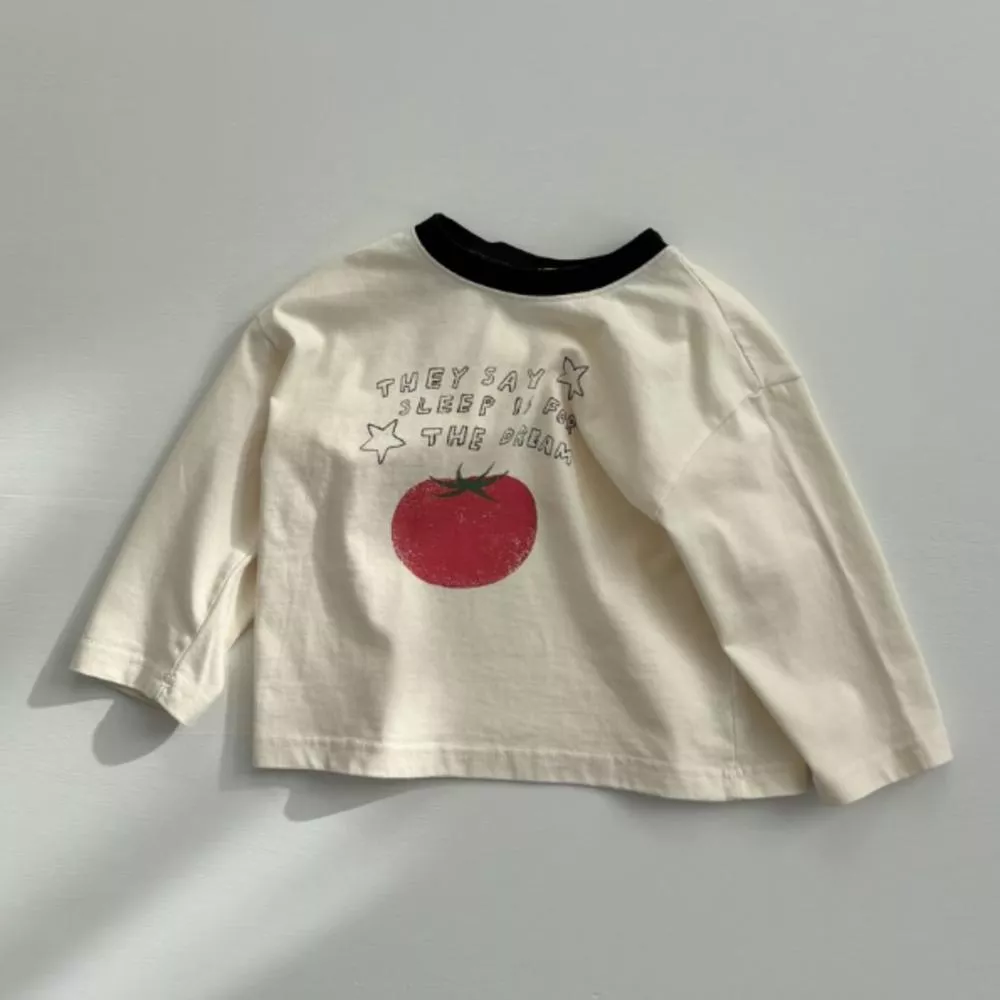 🇰🇷蕃茄條紋長袖上衣