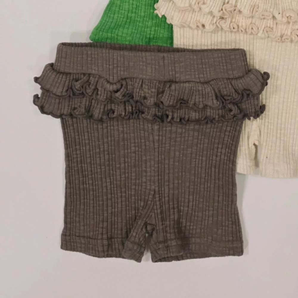 🇰🇷 荷葉邊內搭褲