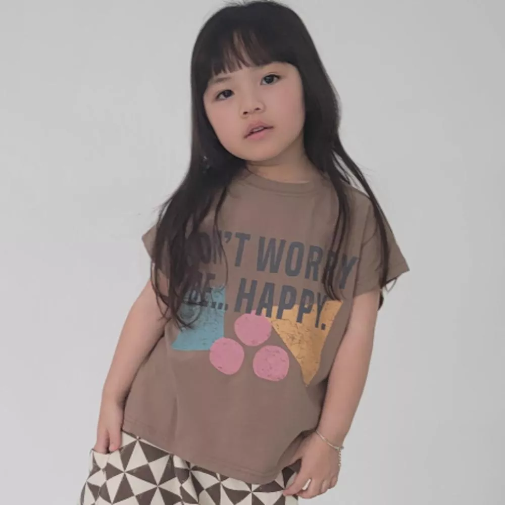 🇰🇷字母幾何短袖上衣