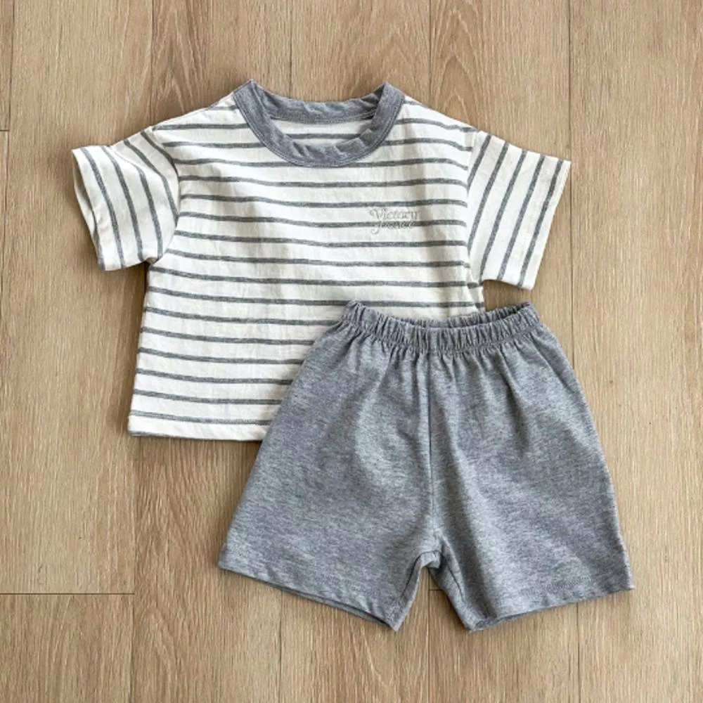 🇰🇷舒舒服服條紋套裝