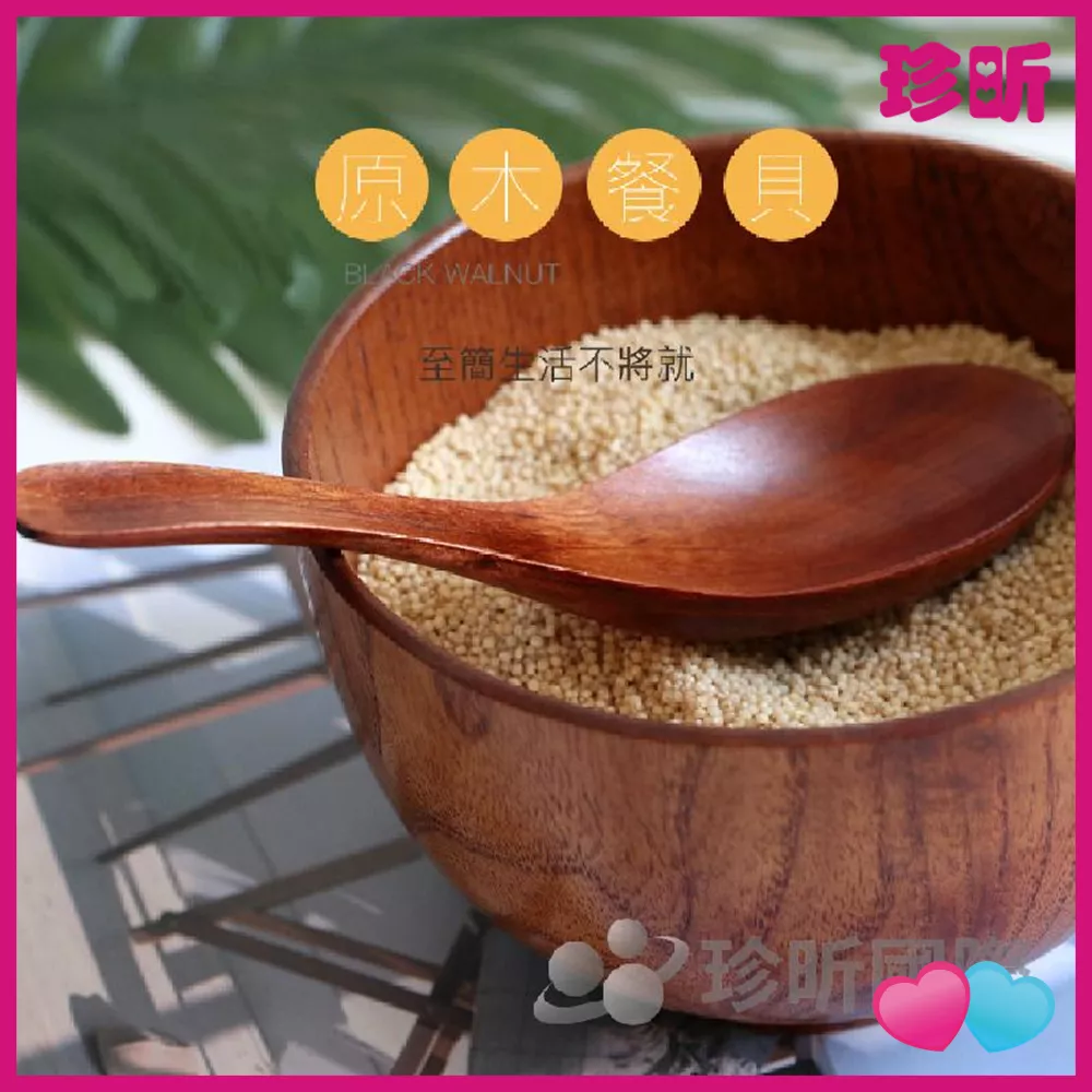 JS LIFE【珍昕】簡約木質小湯匙 長約15cm 寬約3.8cm 湯匙 小湯匙 小湯勺 小勺子 原木