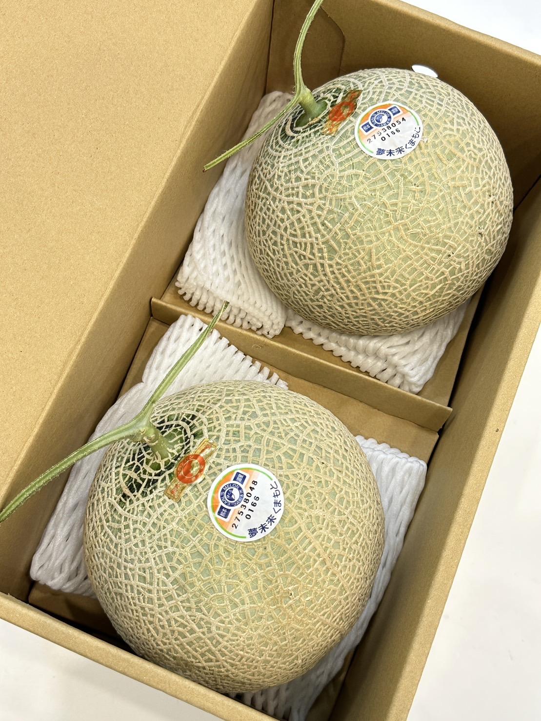 熊本夢未來麝香哈密瓜 2玉裝4kg
