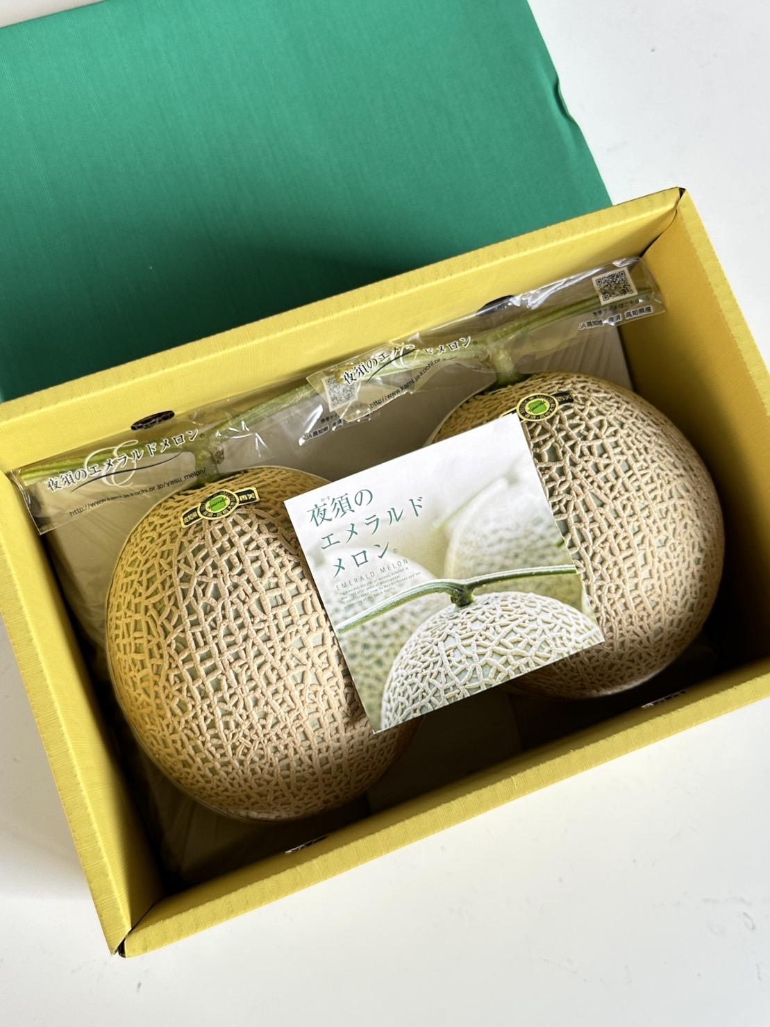 高知縣赤肉哈密瓜 2入禮盒 4kg