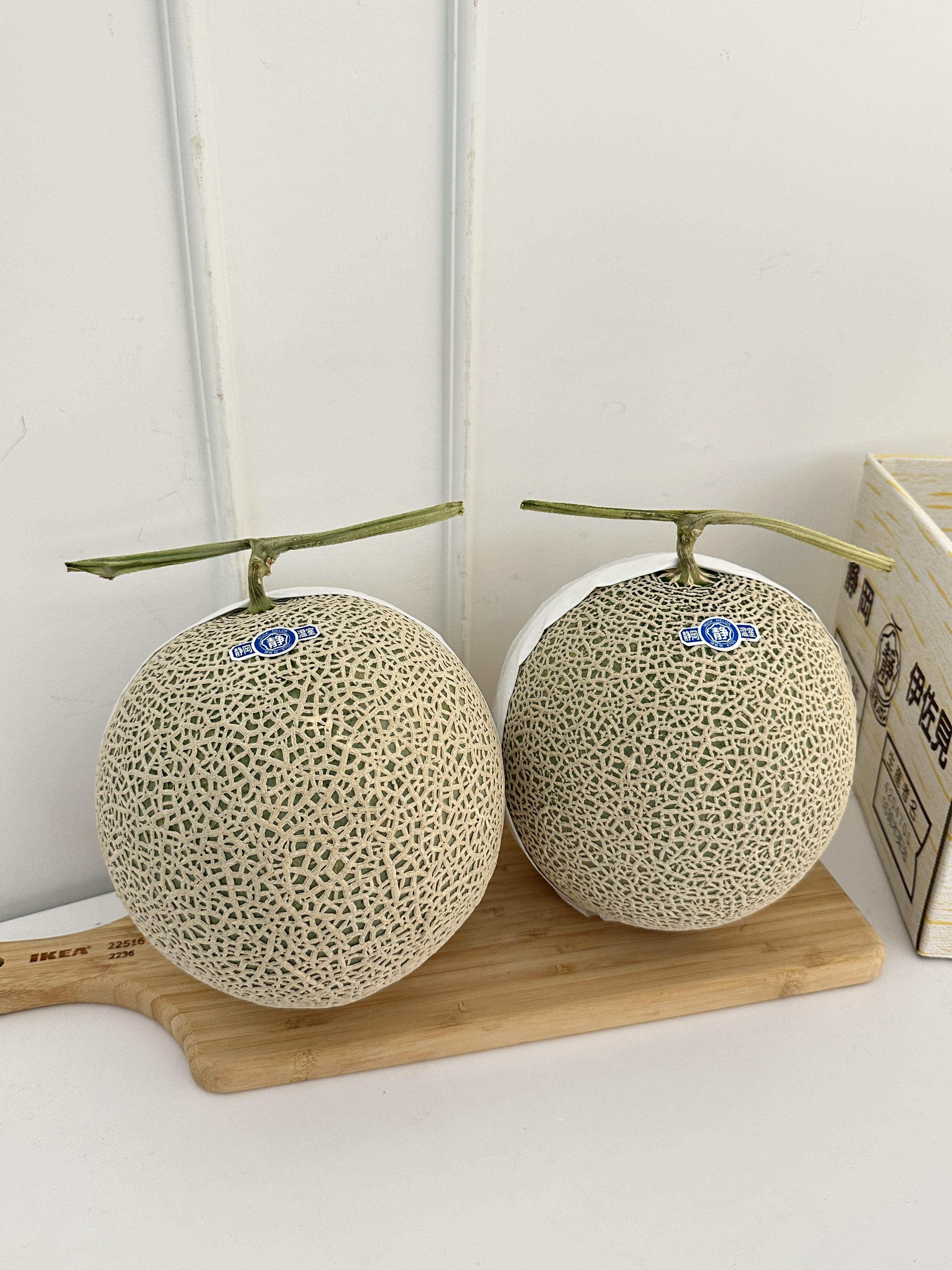 靜岡皇室青肉哈密瓜 2入禮盒4kg