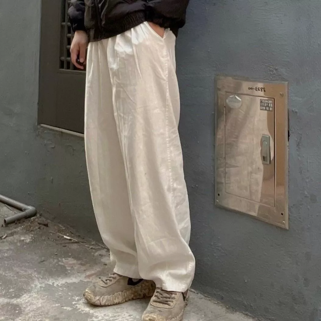 基本款寬鬆工裝褲