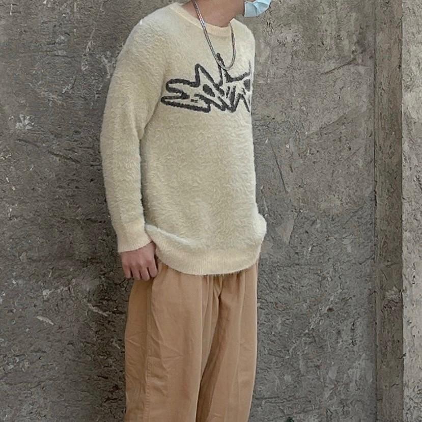 男友風毛毛毛衣