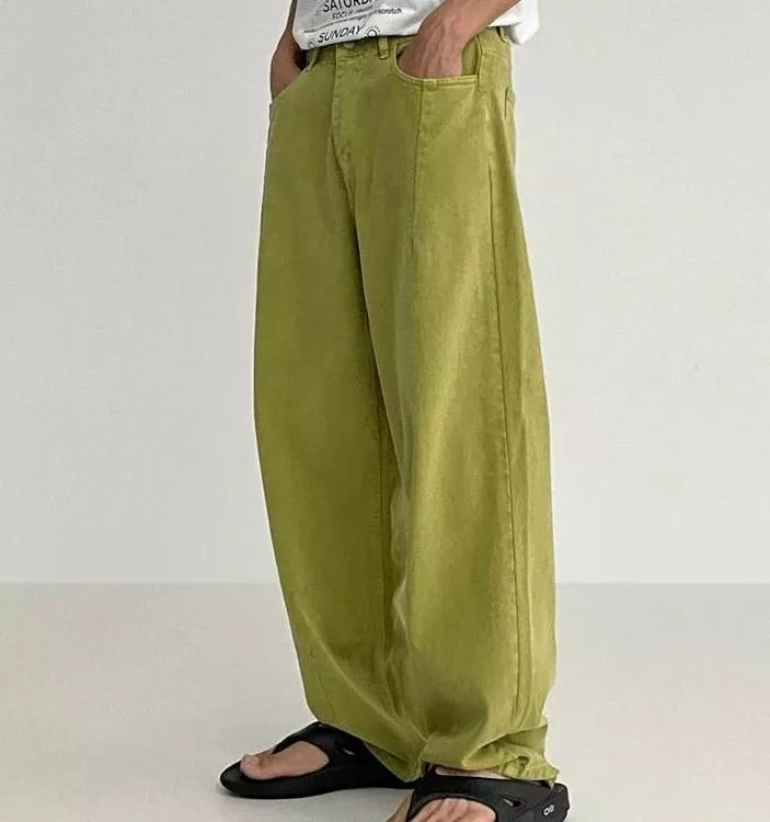 韓系彩色牛仔褲