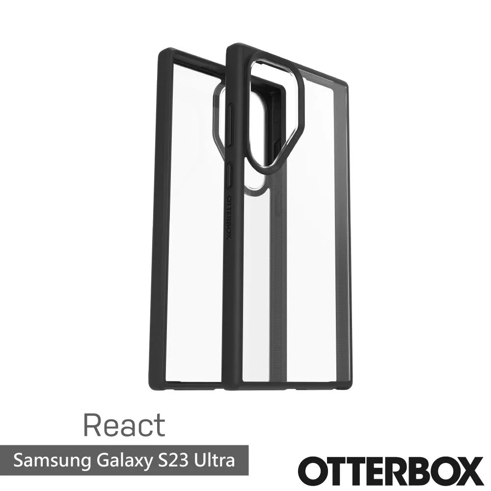 OtterBox Samsung Galaxy S23 Ultra React輕透防摔殼