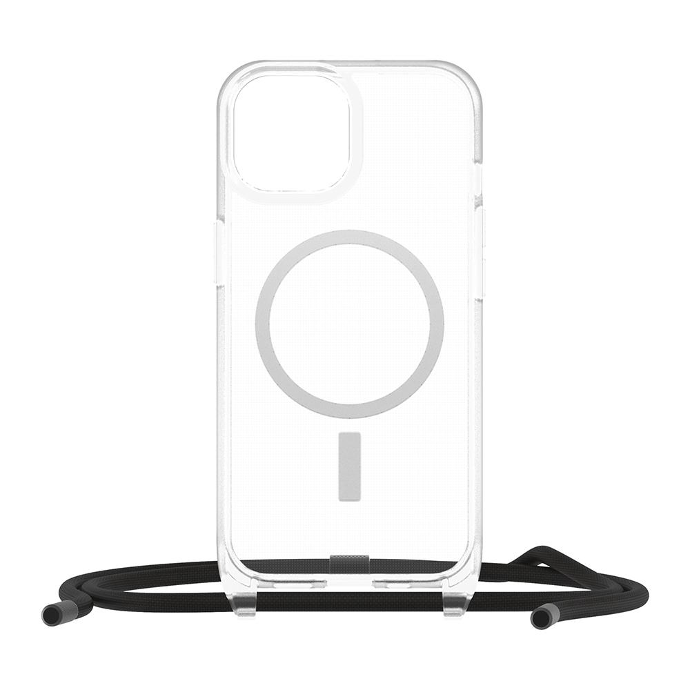 【OtterBox】OtterBox  iPhone 15 6.1吋 ReactNecklace 簡約掛繩輕透防摔殼(透明)