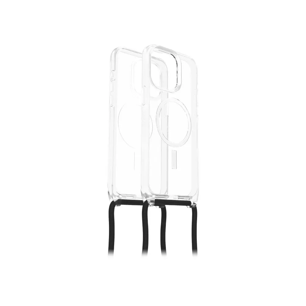 【OtterBox】OtterBox  iPhone 15 Pro Max 6.7吋 ReactNecklace 簡約掛繩輕透防摔殼(透明)