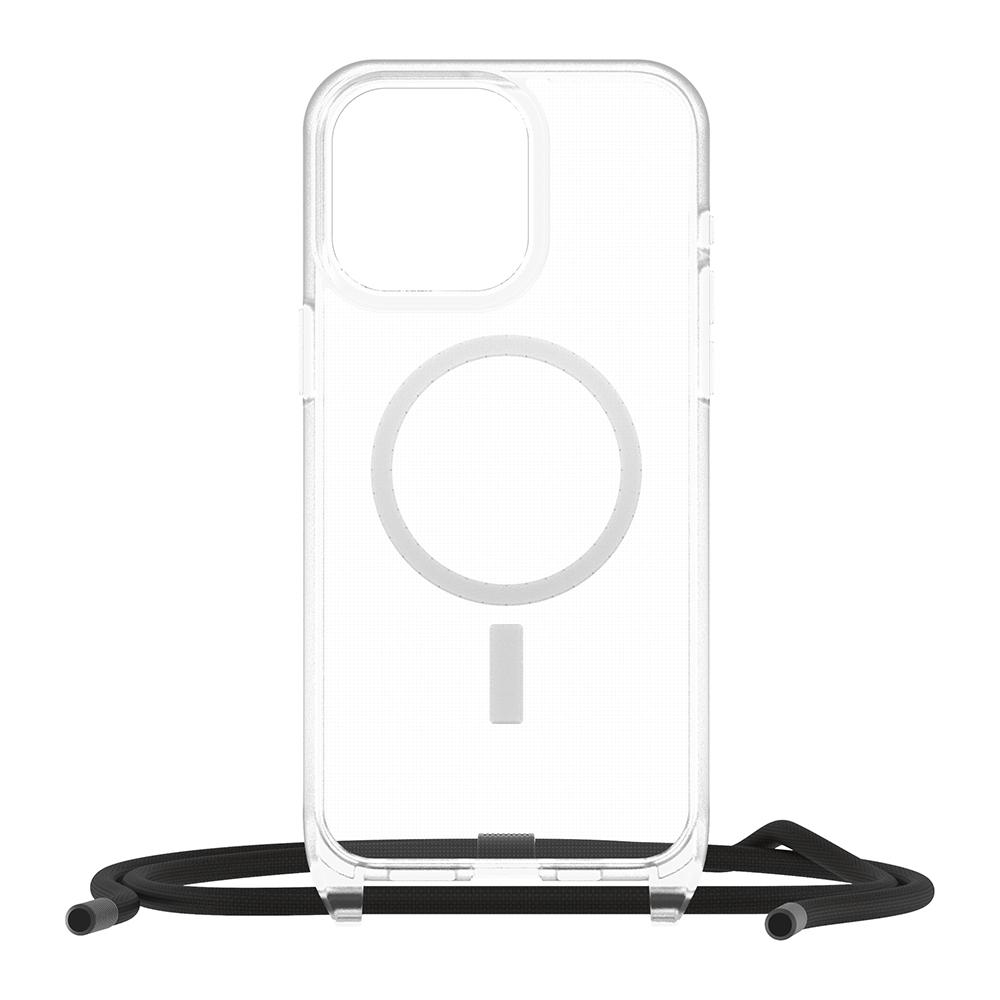 【OtterBox】OtterBox  iPhone 15 Pro Max 6.7吋 ReactNecklace 簡約掛繩輕透防摔殼(透明)