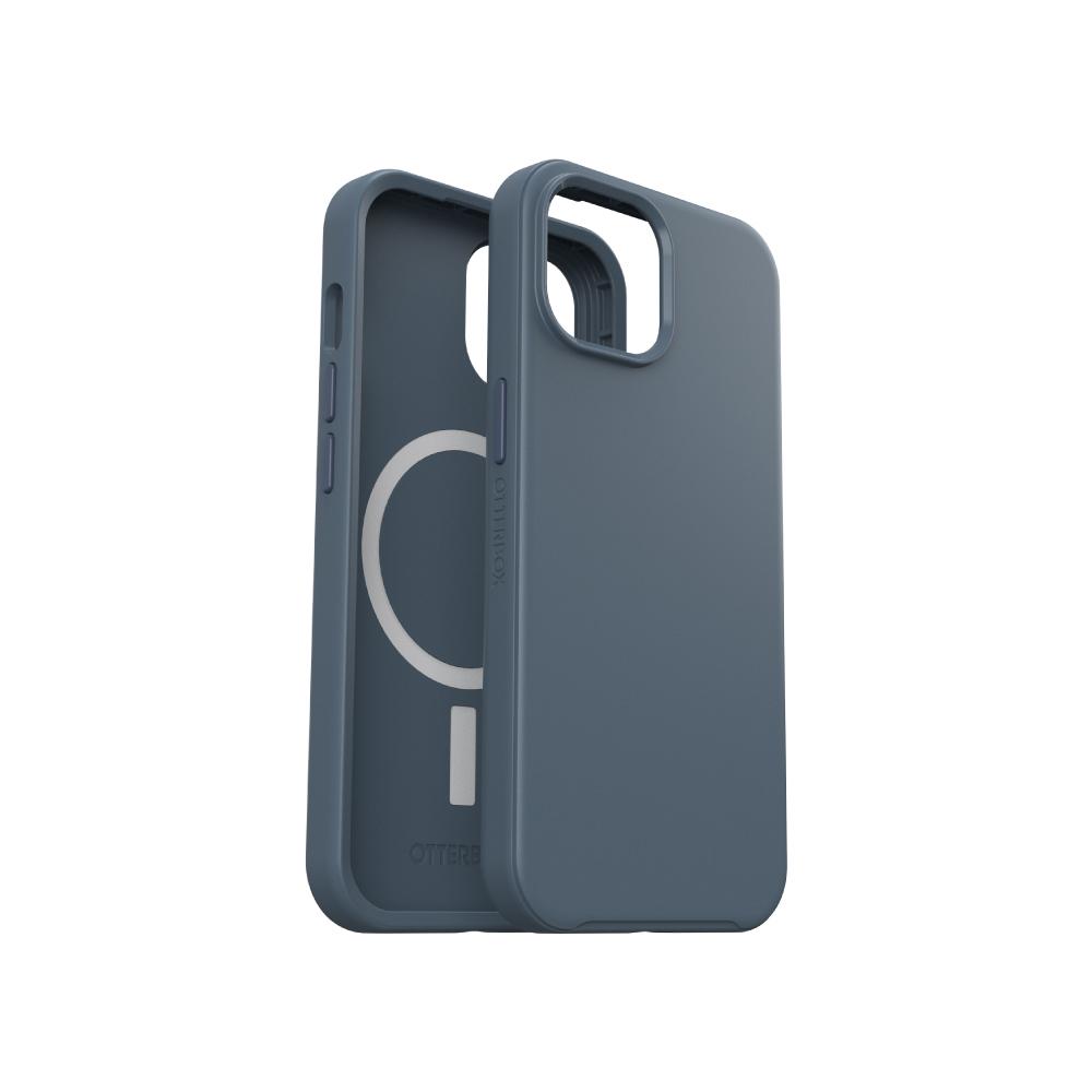 【OtterBox】OtterBox iPhone 15 / 14 / 13 / 16e 6.1吋 Symmetry Plus 炫彩幾何保護殼-藍(支援MagSafe)