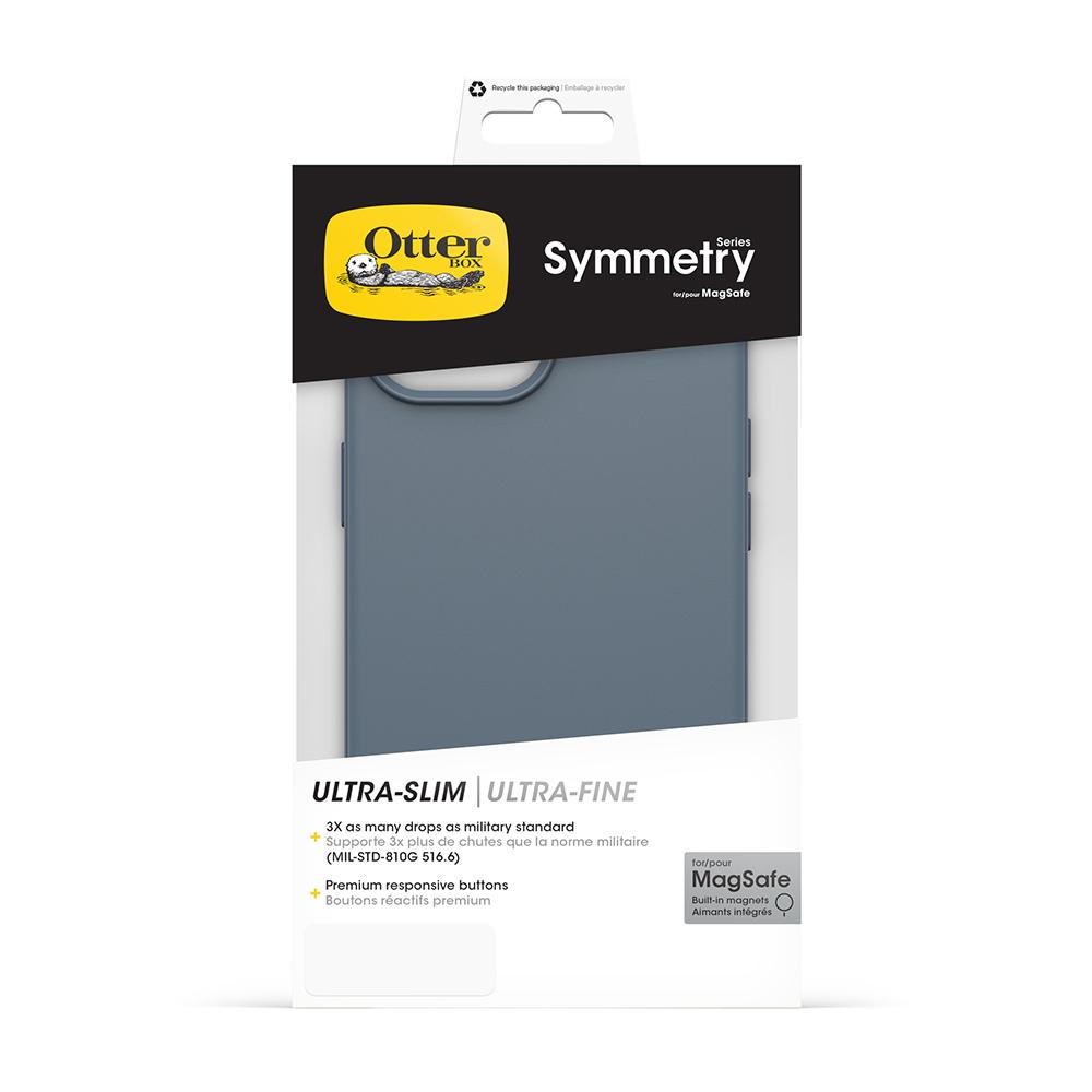 【OtterBox】OtterBox iPhone 15 / 14 / 13 / 16e 6.1吋 Symmetry Plus 炫彩幾何保護殼-藍(支援MagSafe)