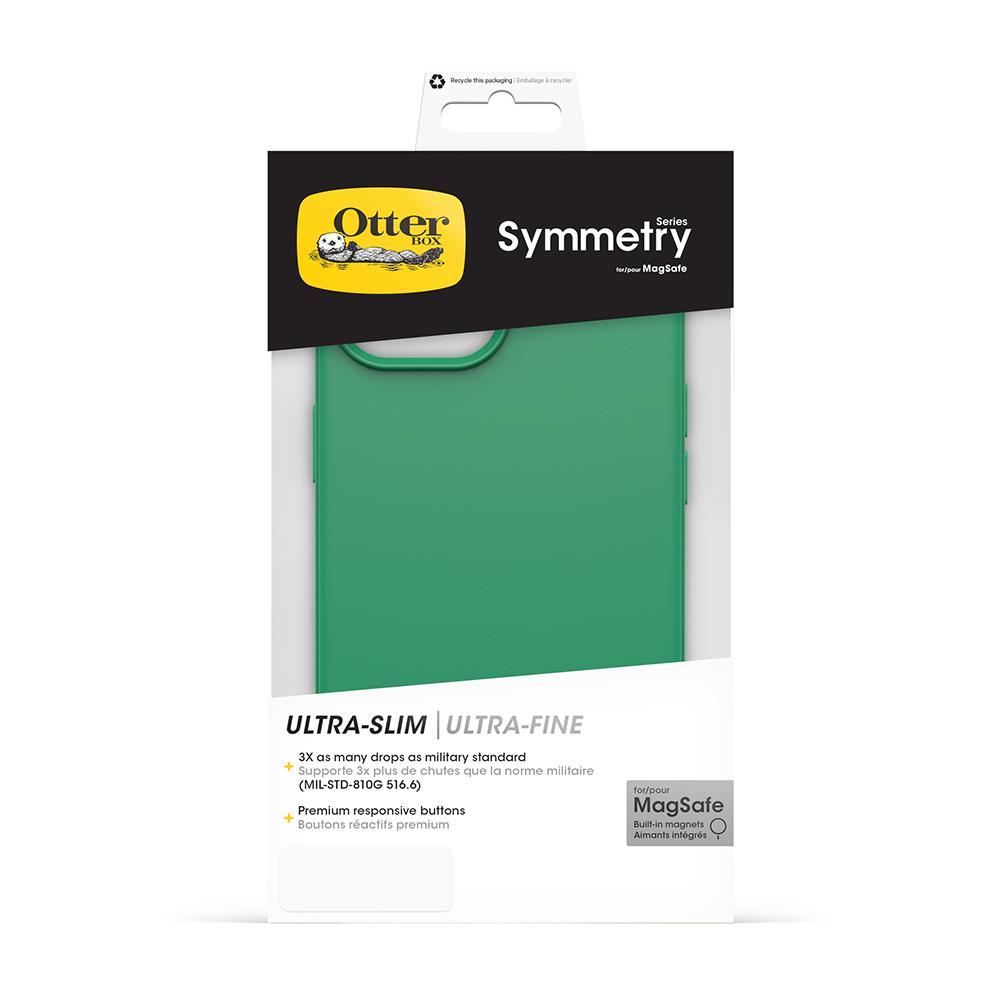 【OtterBox】OtterBox  iPhone 15 / 14 / 13 / 16e 6.1吋 Symmetry Plus 炫彩幾何保護殼-綠(支援MagSafe)