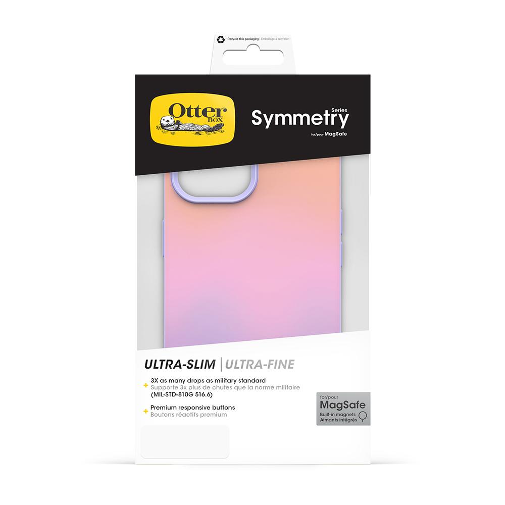 【OtterBox】OtterBox iPhone 15 / 14 / 13 / 16e 6.1吋 Symmetry Plus 炫彩幾何保護殼-晚霞(支援MagSafe)