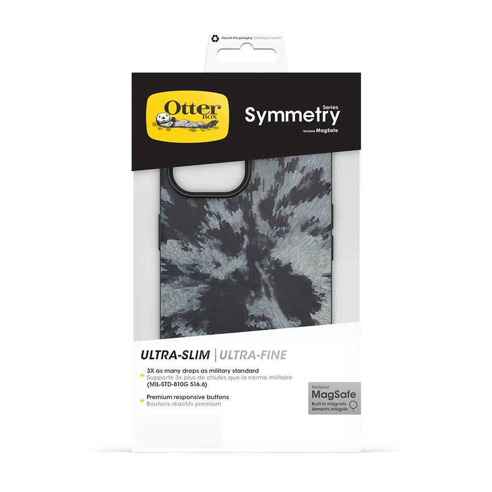 【OtterBox】OtterBox iPhone 15 / 14 / 13 / 16e 6.1吋 Symmetry Plus 炫彩幾何保護殼-幻影黑(支援MagSafe)