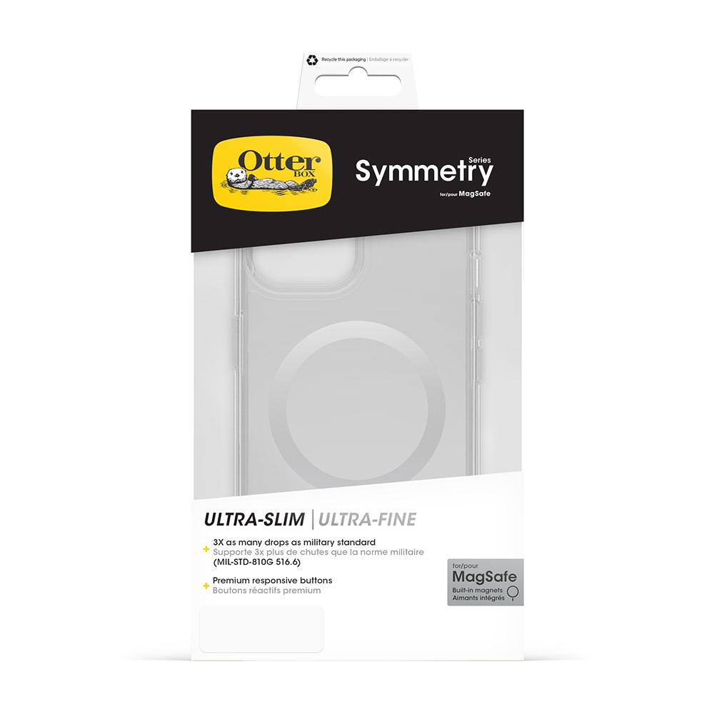 【OtterBox】OtterBox iPhone 15 / 14 / 13 / 16e 6.1吋 Symmetry Plus 炫彩幾何保護殼-透明(支援MagSafe)