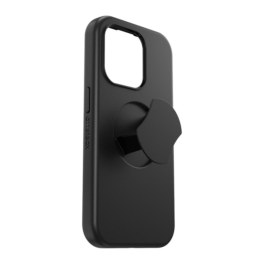 【OtterBox】OtterBox  iPhone 15 Pro 6.1吋 OtterGrip Symmetry 炫彩幾何保護殼-黑(支援MagSafe)