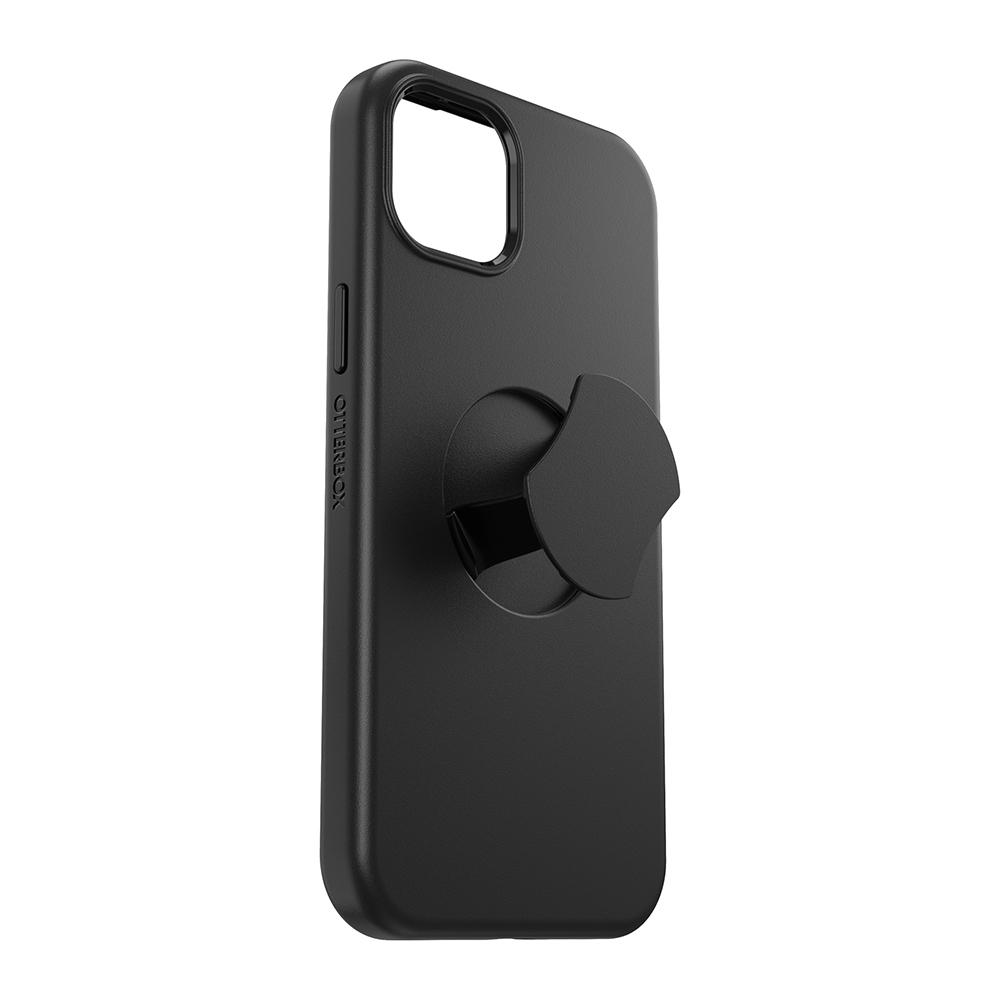 【OtterBox】OtterBox  iPhone 15 Plus 6.7吋 OtterGrip Symmetry 炫彩幾何保護殼-黑(支援MagSafe)