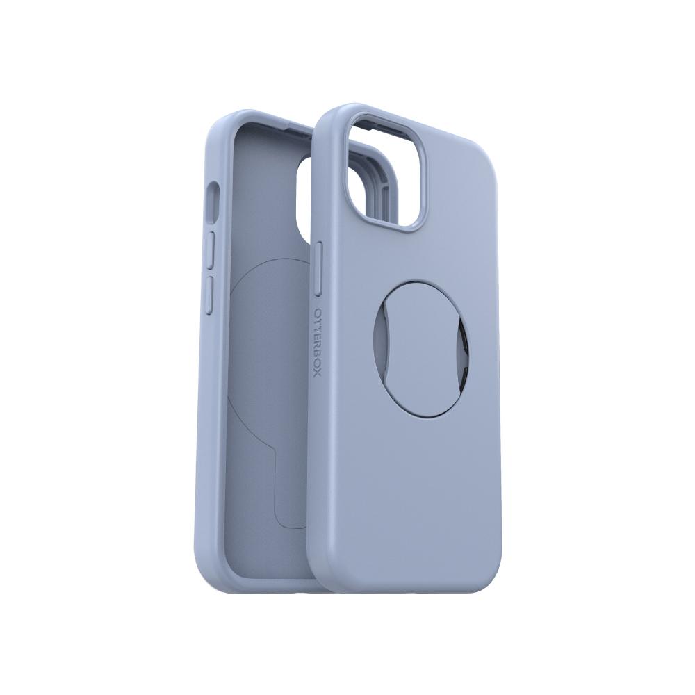 【OtterBox】OtterBox  iPhone 15 6.1吋 OtterGrip Symmetry 炫彩幾何保護殼-藍(支援MagSafe)