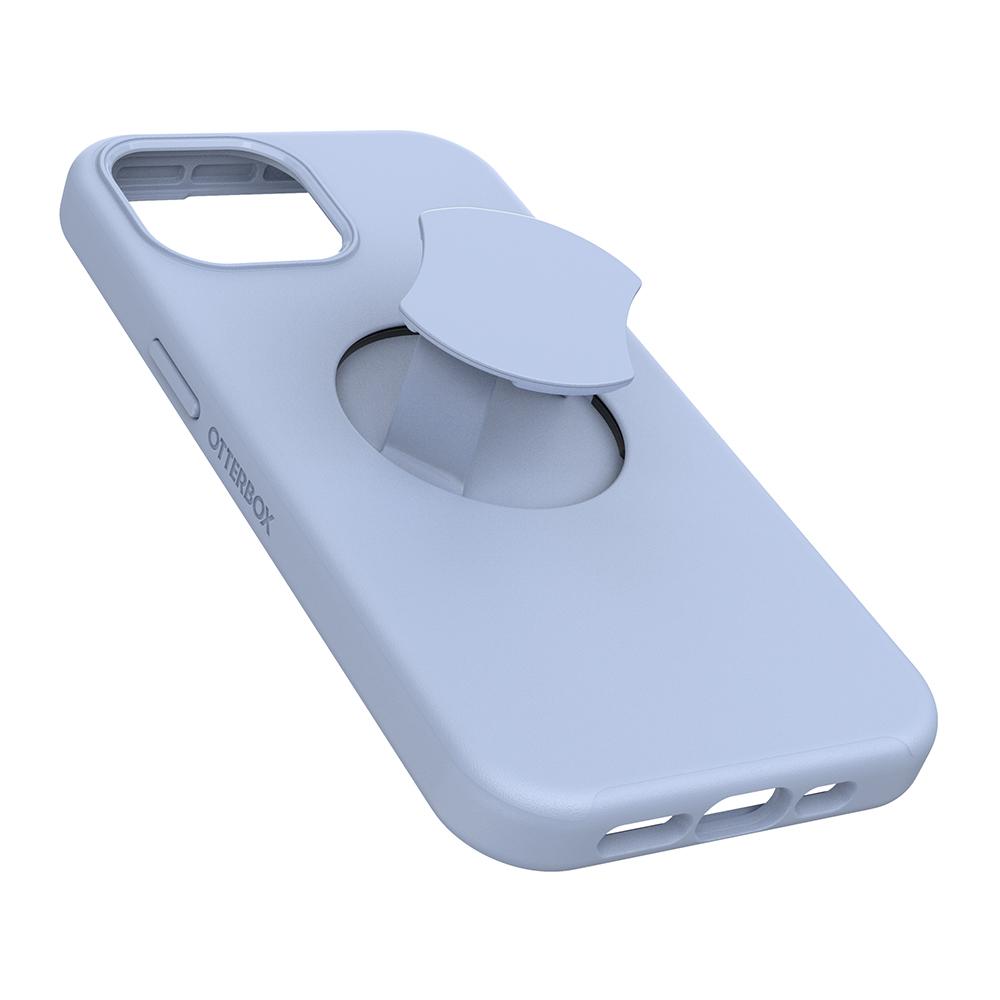 【OtterBox】OtterBox  iPhone 15 6.1吋 OtterGrip Symmetry 炫彩幾何保護殼-藍(支援MagSafe)