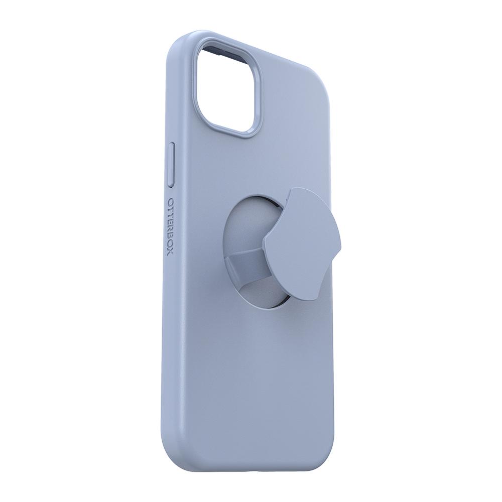 【OtterBox】OtterBox  iPhone 15 Plus 6.7吋 OtterGrip Symmetry 炫彩幾何保護殼-藍(支援MagSafe)