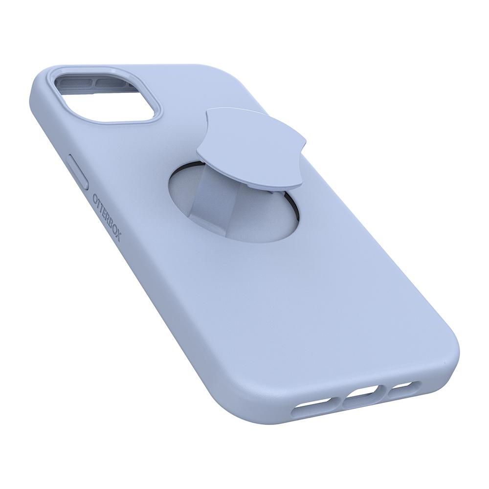 【OtterBox】OtterBox  iPhone 15 Plus 6.7吋 OtterGrip Symmetry 炫彩幾何保護殼-藍(支援MagSafe)